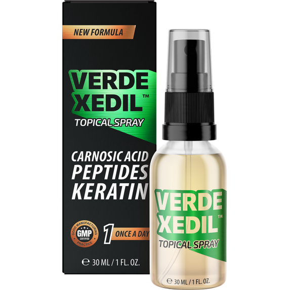 Verdexedil - σπρέι για την ανάπτυξη των μαλλιών