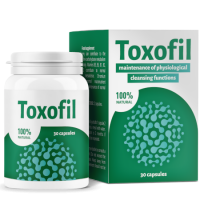 Toxofil - κάψουλες για ασθένειες του γαστρεντερικού συστήματος