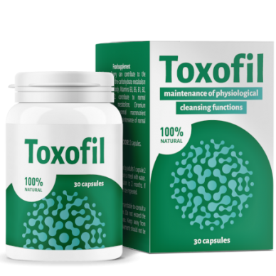 Toxofil - κάψουλες για ασθένειες του γαστρεντερικού συστήματος